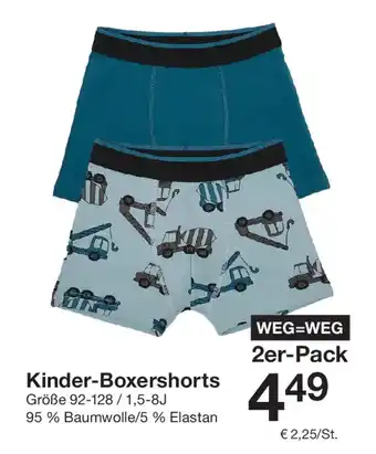 Zeeman Kinder-Boxershorts 2er-Pack Angebot