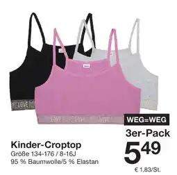 Zeeman Kinder-Croptop 3er-Pack Angebot