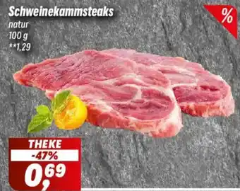 Simmel Schweinekammsteaks natur Angebot