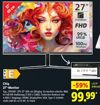 Lidl Chiq 27"-Monitor Angebot