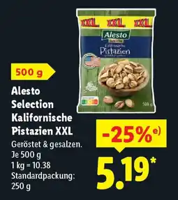 Lidl Alesto Selection Kalifornische Pistazien XXL Angebot