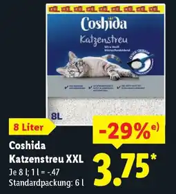 Lidl Coshida Katzenstreu XXL Angebot