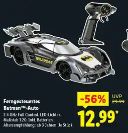 Lidl Ferngesteuertes Batman Auto Angebot