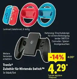 Lidl Tronic Zubehör für Nintendo Switch Angebot