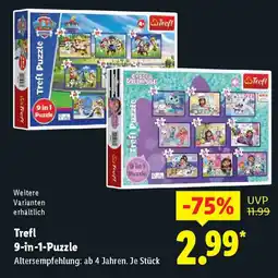 Lidl Trefl 9-in-1-Puzzle Angebot