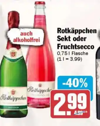 AEZ Rotkäppchen Sekt oder Fruchtsecco Angebot
