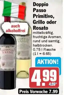 AEZ Doppio Passo Primitivo, Grillo oder Rosato Angebot