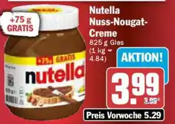 AEZ Nutella Nuss-Nougatcreme Angebot