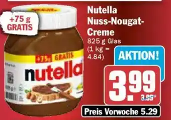 AEZ Nutella Nuss-Nougatcreme Angebot