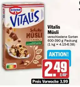 AEZ Vitalis Müsli Angebot