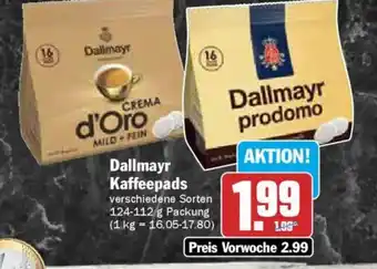 AEZ Dallmayr Kaffeepads Angebot