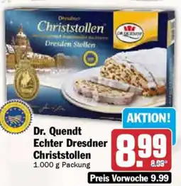 AEZ Dr. Quendt Echter Dresdner Christstollen Angebot