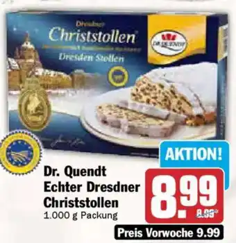 AEZ Dr. Quendt Echter Dresdner Christstollen Angebot