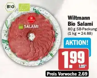 AEZ Wiltmann Bio Salami Angebot