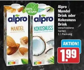 AEZ Alpro Mandel Drink oder Kokosnuss Drink Angebot