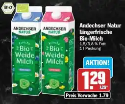 AEZ Andechser Natur längerfrische Bio-Milch Angebot