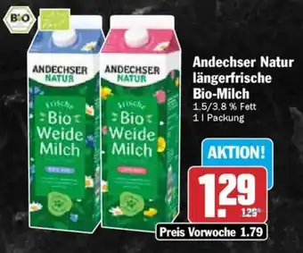 AEZ Andechser Natur längerfrische Bio-Milch Angebot