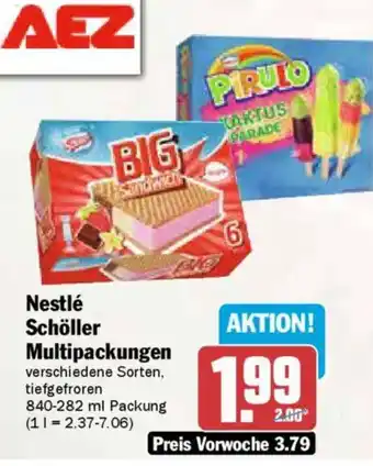 AEZ Nestlé Schöller Multipackungen Angebot