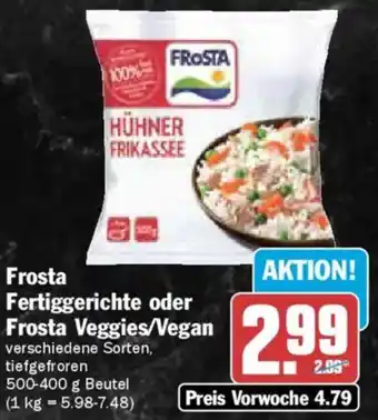 AEZ Frosta Fertiggerichte oder Frosta Veggies/Vegan Angebot