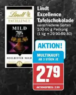 AEZ Lindt Excellence Tafelschokolade Angebot
