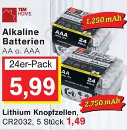 Wiglo Wunderland TIM HOME Alkaline Batterien Angebot