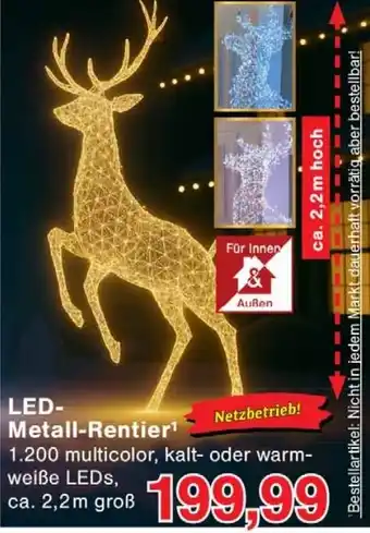 Wiglo Wunderland LED- Metall-Rentier¹ Angebot