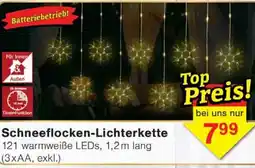 Wiglo Wunderland Schneeflocken-Lichterkette Angebot