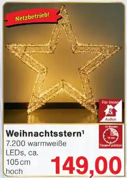 Wiglo Wunderland Weihnachtsstern¹ Angebot