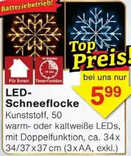 Wiglo Wunderland LED- Schneeflocke Angebot