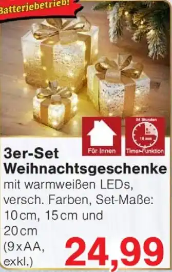 Wiglo Wunderland 3er-Set Weihnachtsgeschenke Angebot