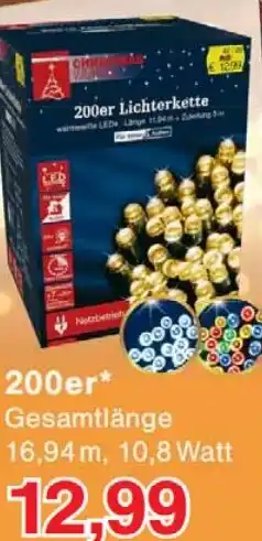 Wiglo Wunderland 200er Lichterkette Angebot