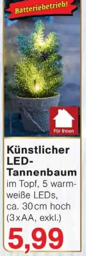 Wiglo Wunderland Künstlicher LED Tannenbaum Angebot