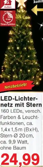 Wiglo Wunderland LED-Lichternetz mit Stern Angebot