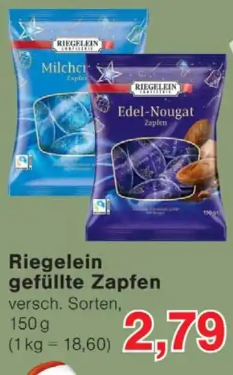 Wiglo Wunderland Riegelein gefüllte Zapfen Angebot
