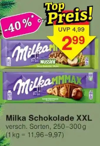 Wiglo Wunderland Milka Schokolade XXL Angebot
