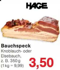 Wiglo Wunderland HAGE Bauchspeck Angebot