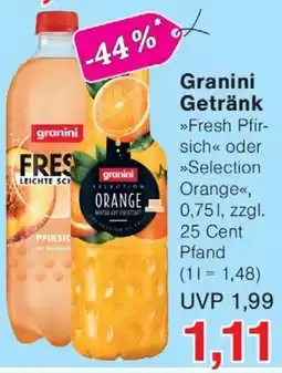 Wiglo Wunderland Granini Getränk Angebot