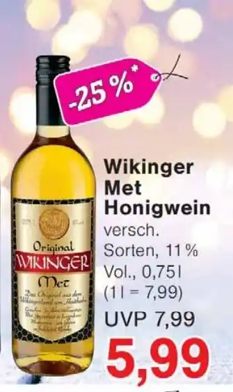 Wiglo Wunderland Wikinger Met Honigwein Angebot