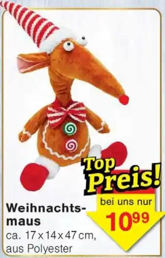 Wiglo Wunderland Weihnachtsmaus Angebot