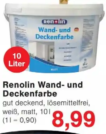 Wiglo Wunderland Renolin Wand- und Deckenfarbe Angebot