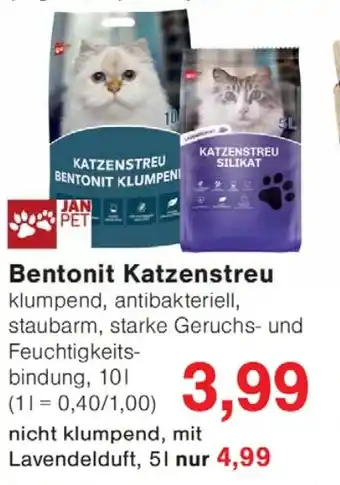Wiglo Wunderland Bentonit Katzenstreu Angebot