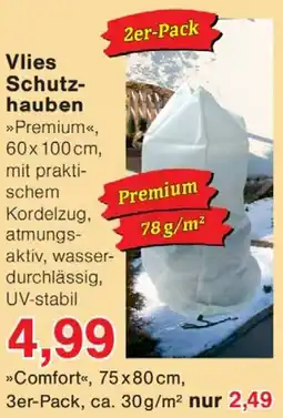 Wiglo Wunderland Vlies Schutzhauben Angebot