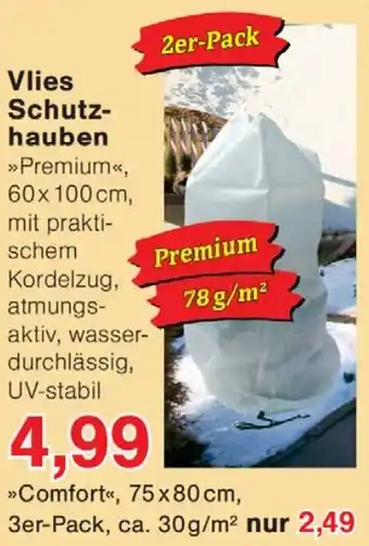 Wiglo Wunderland Vlies Schutzhauben Angebot
