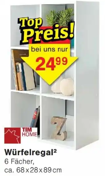 Wiglo Wunderland TIM HOME Würfelregal Angebot