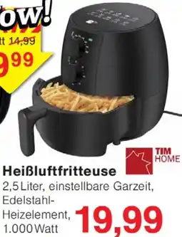 Wiglo Wunderland TIM HOME Heißluftfritteuse Angebot