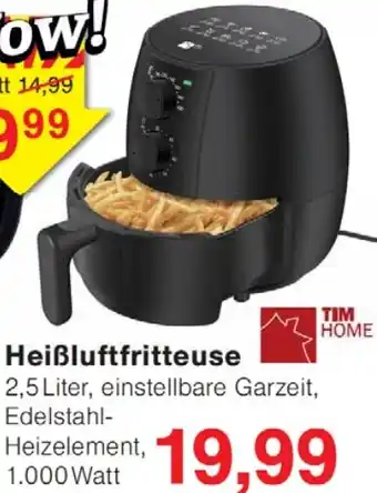 Wiglo Wunderland TIM HOME Heißluftfritteuse Angebot