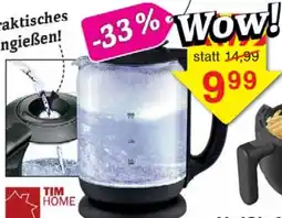 Wiglo Wunderland TIM HOME Glas-Wasserkocher Angebot