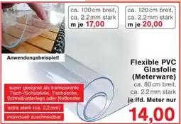 Wiglo Wunderland Flexible PVC Glasfolie (Meterware) Angebot