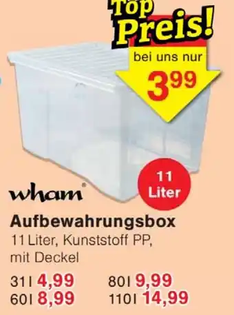 Wiglo Wunderland Aufbewahrungsbox Angebot