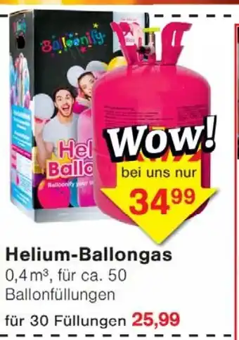 Wiglo Wunderland Helium-Ballongas Angebot